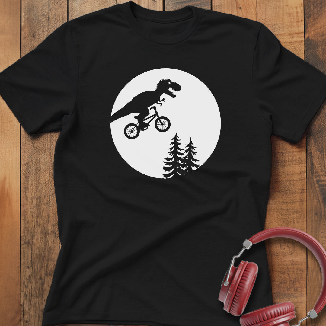 Biking T-Rex T-Shirt