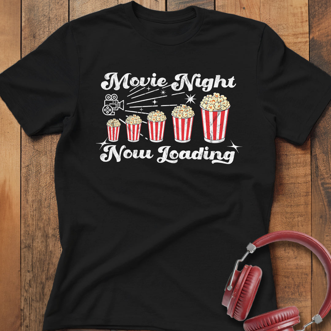 Movie Night Now Loading T-Shirt