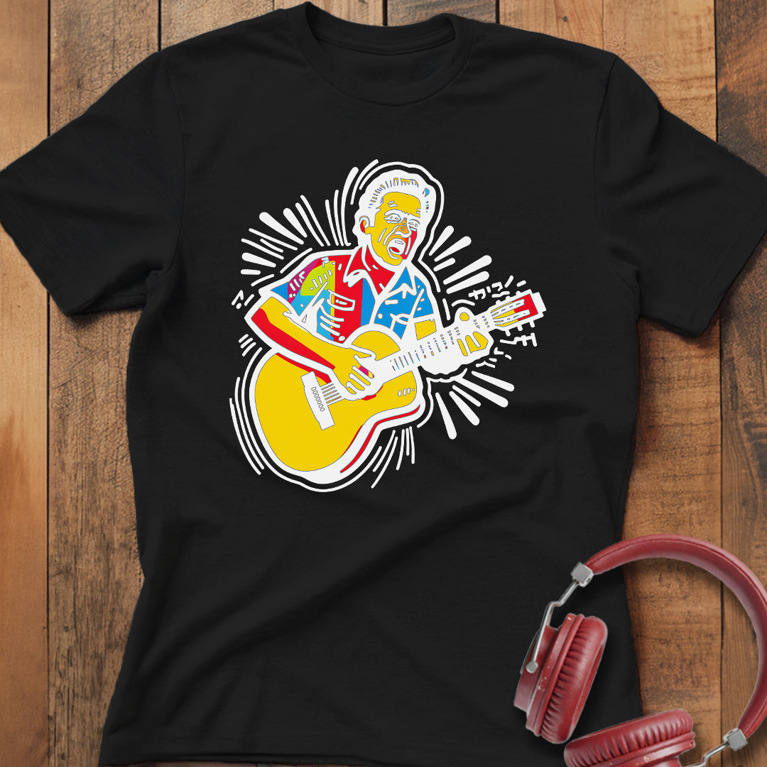 Man In Black T-Shirt