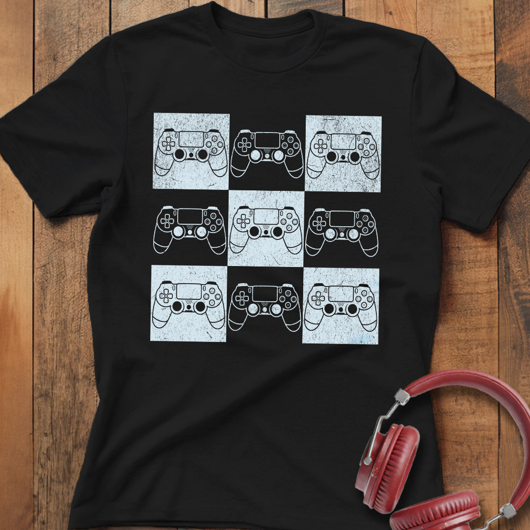 Gamer Controller Grid T-Shirt