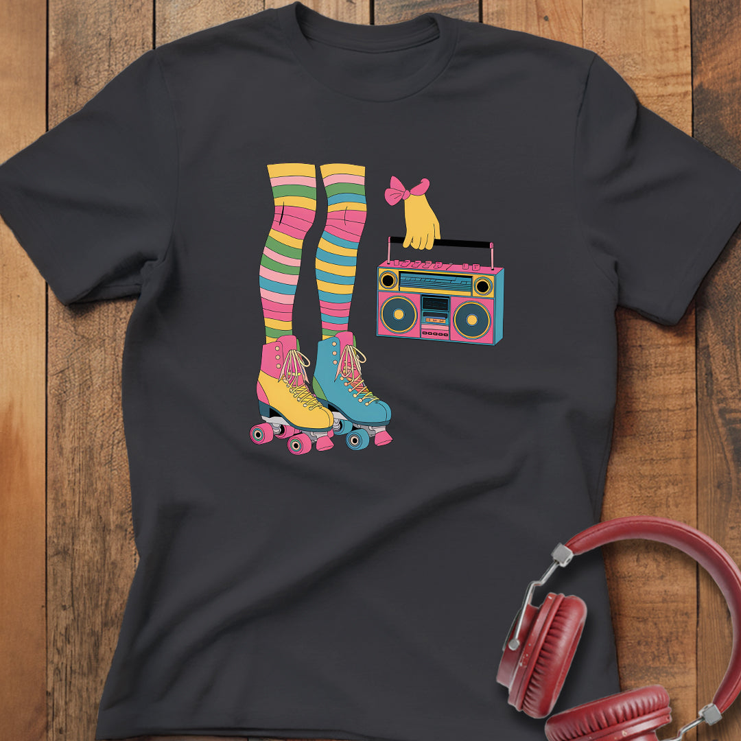 Rollerskate Boombox T-Shirt