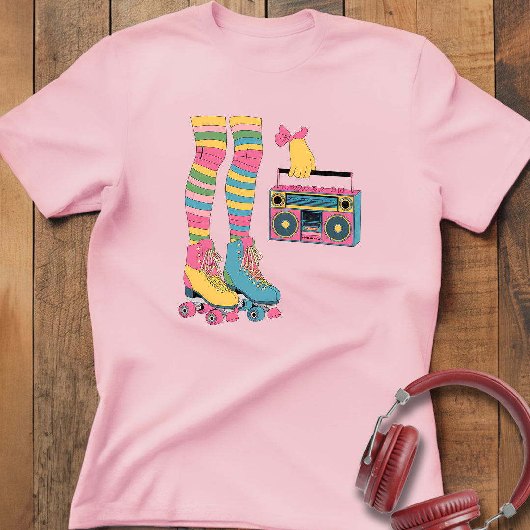 Rollerskate Boombox T-Shirt
