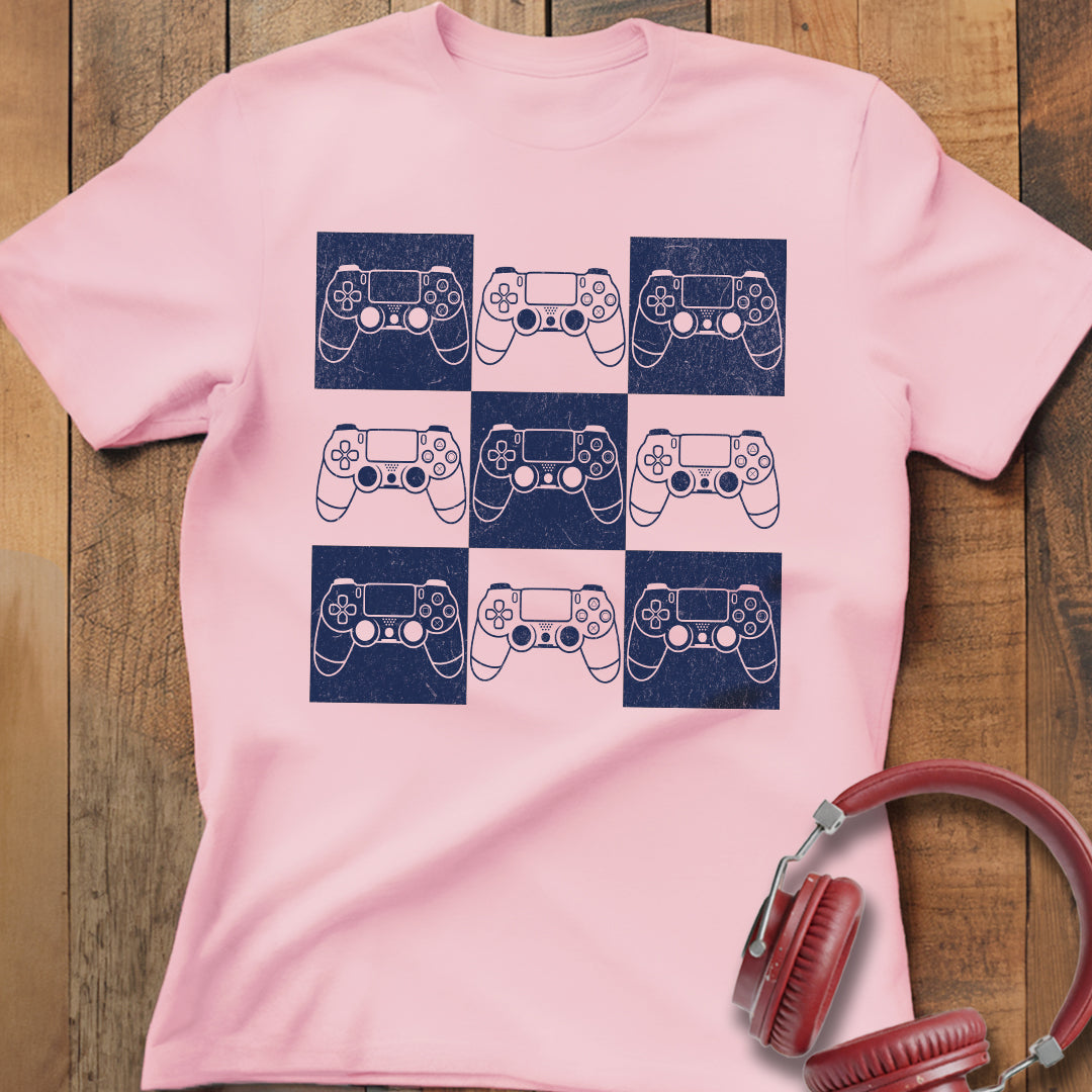 Gamer Controller Grid T-Shirt
