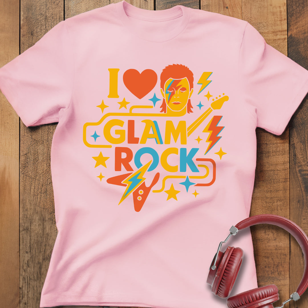 I 🧡 Glam Rock T-Shirt