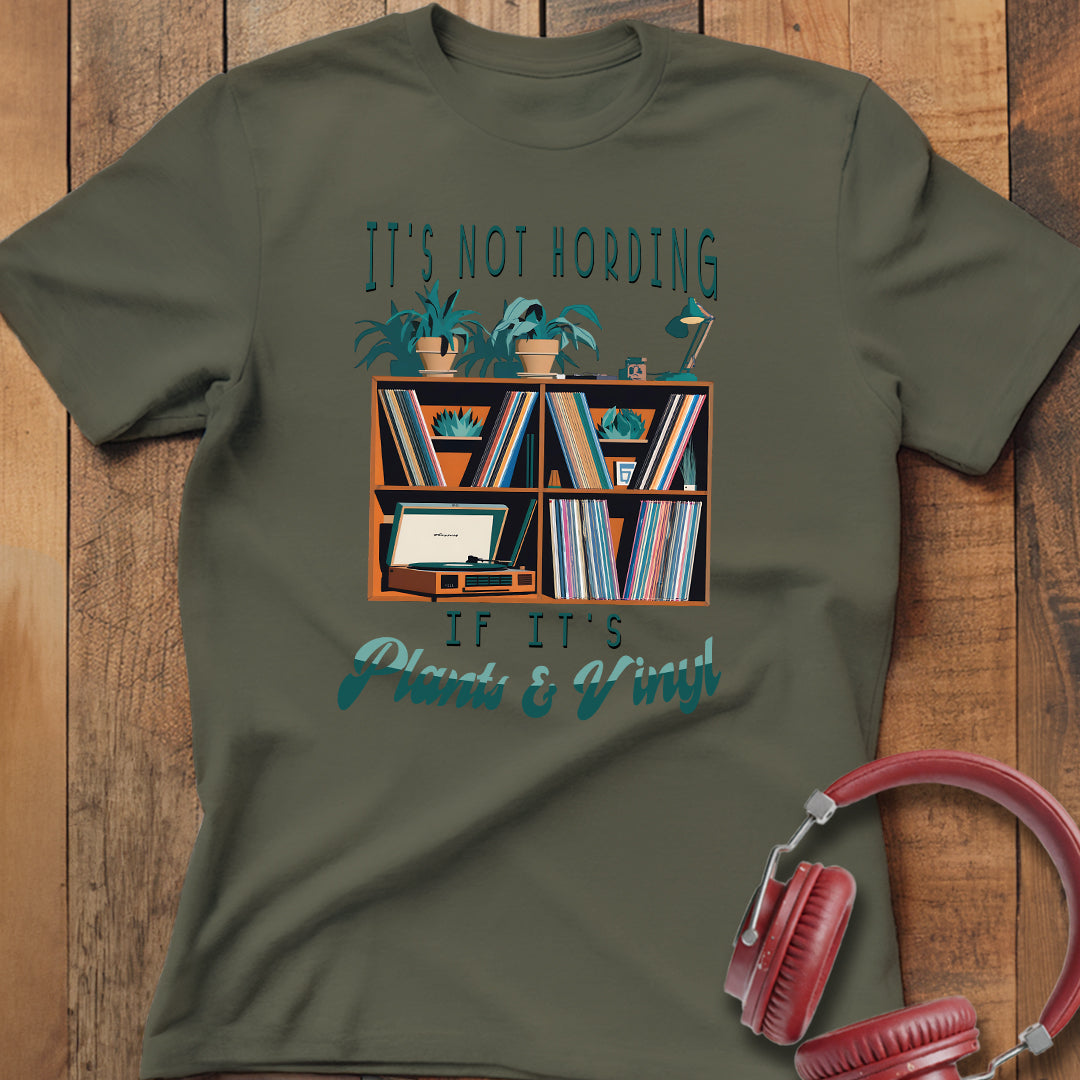 Plants and Vinyl T-Shirt