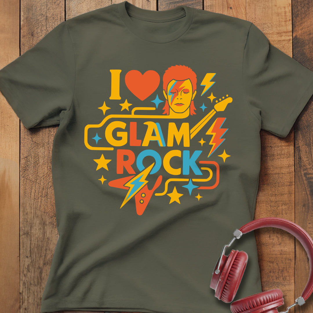 I 🧡 Glam Rock T-Shirt