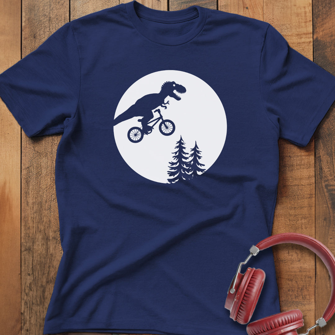 Biking T-Rex T-Shirt