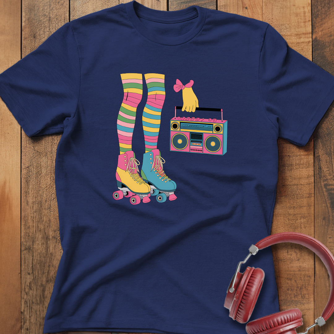 Rollerskate Boombox T-Shirt