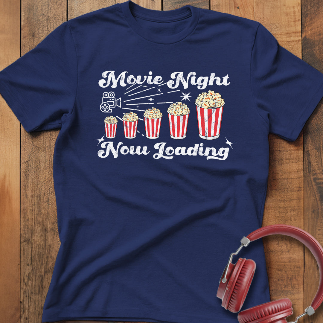 Movie Night Now Loading T-Shirt
