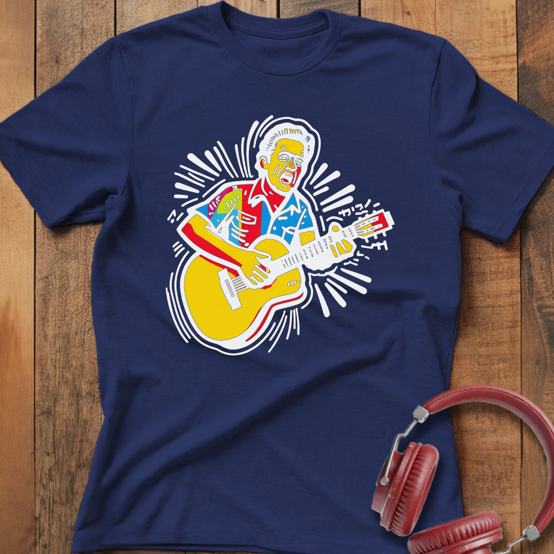 Man In Black T-Shirt