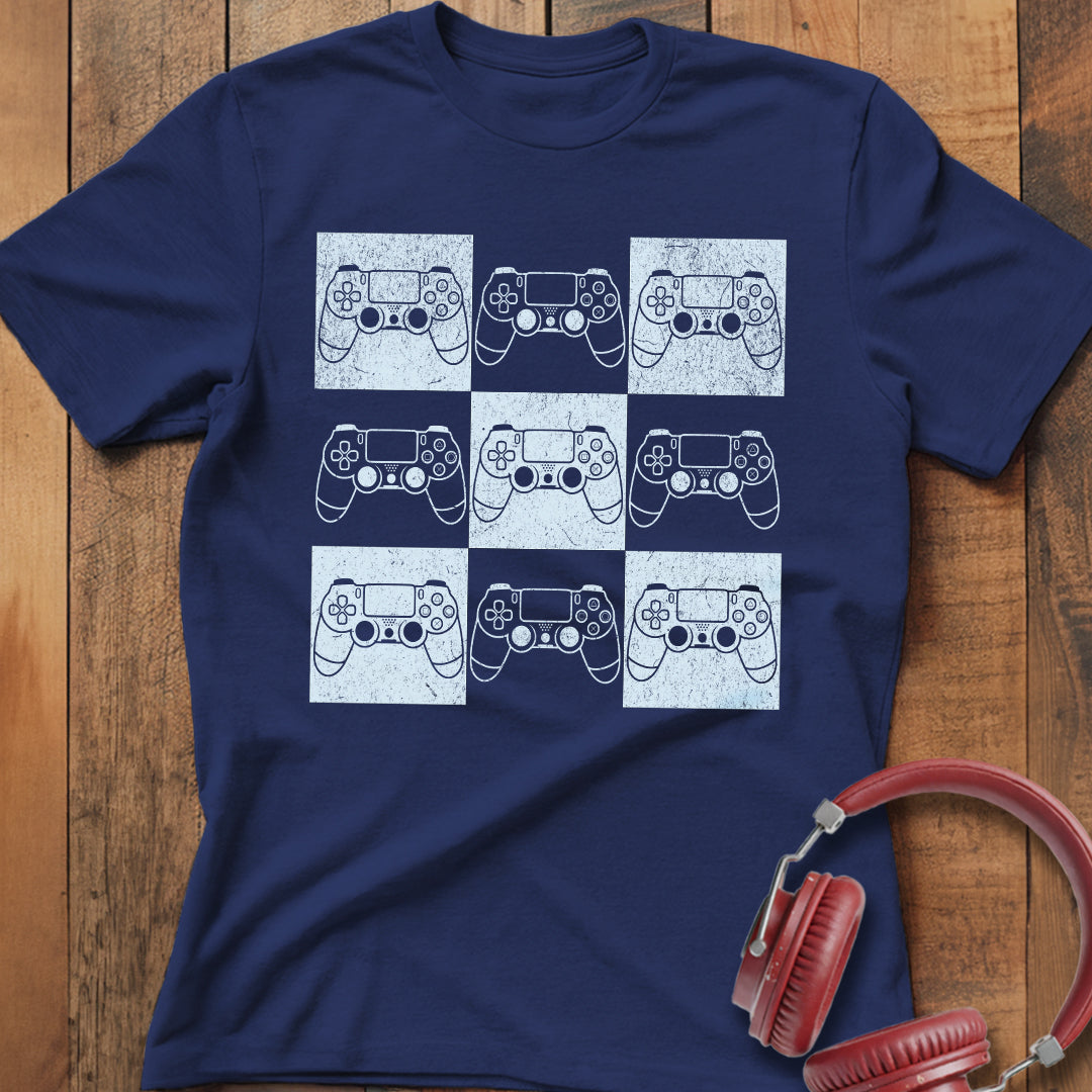 Gamer Controller Grid T-Shirt