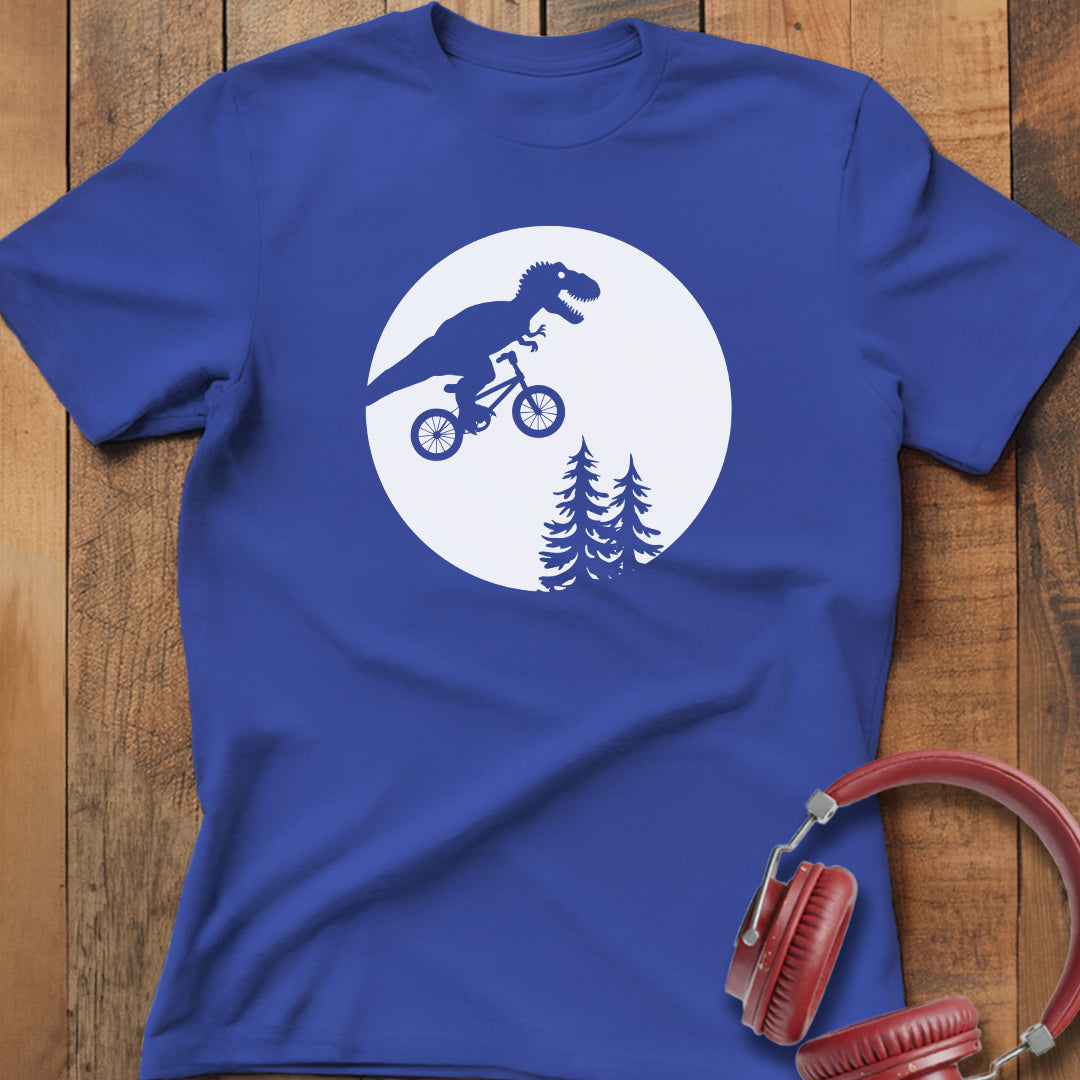 Biking T-Rex T-Shirt