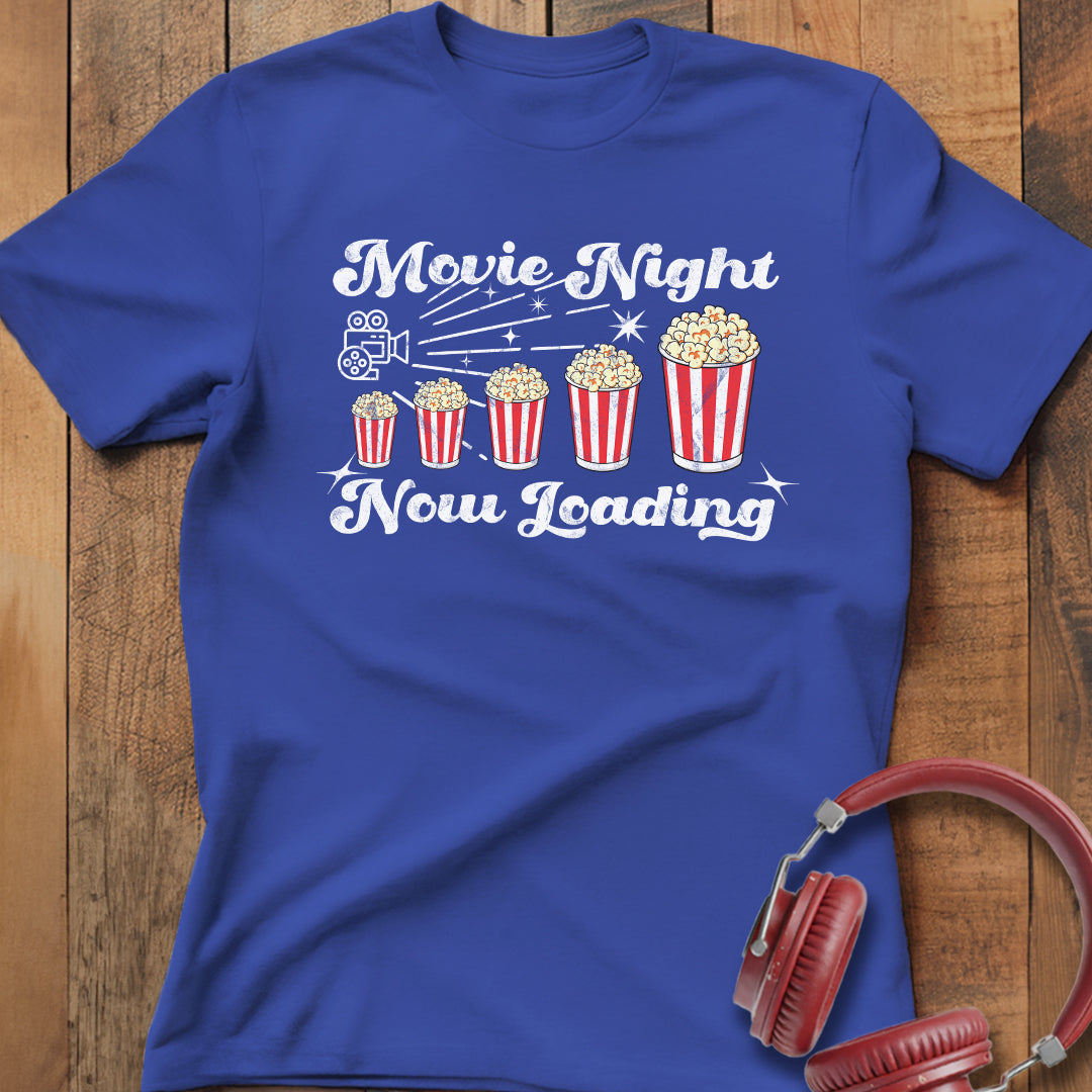 Movie Night Now Loading T-Shirt
