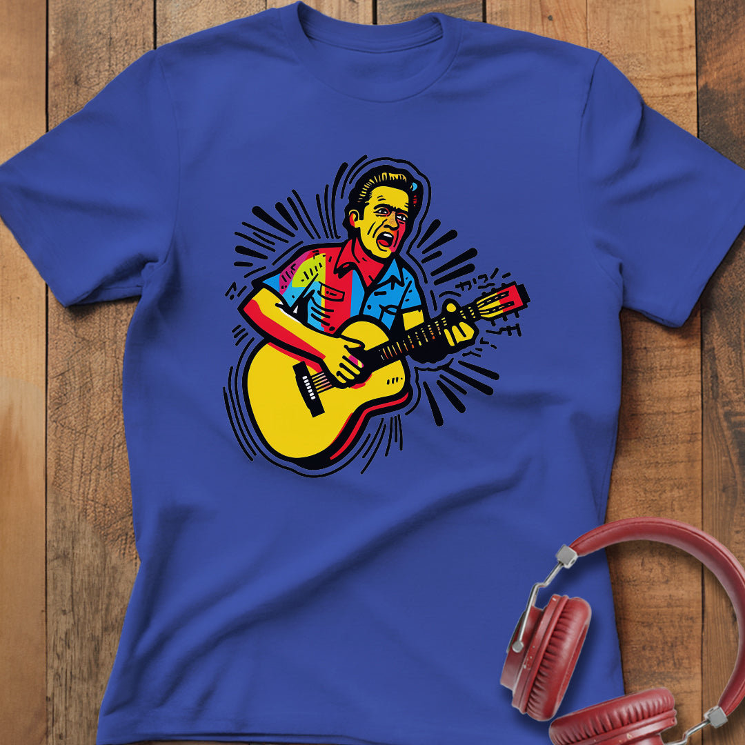 Man In Black T-Shirt