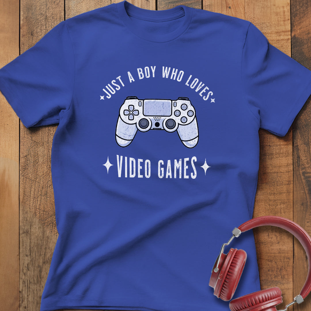 Boy Who Loves Video Games T-Shirt