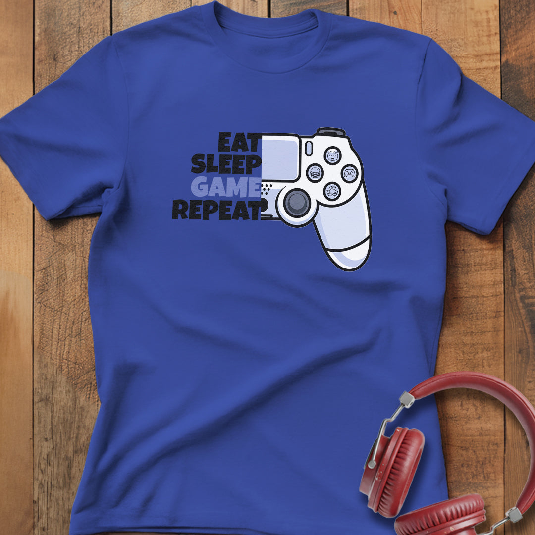 Eat Sleep Game Repeat T-Shirt