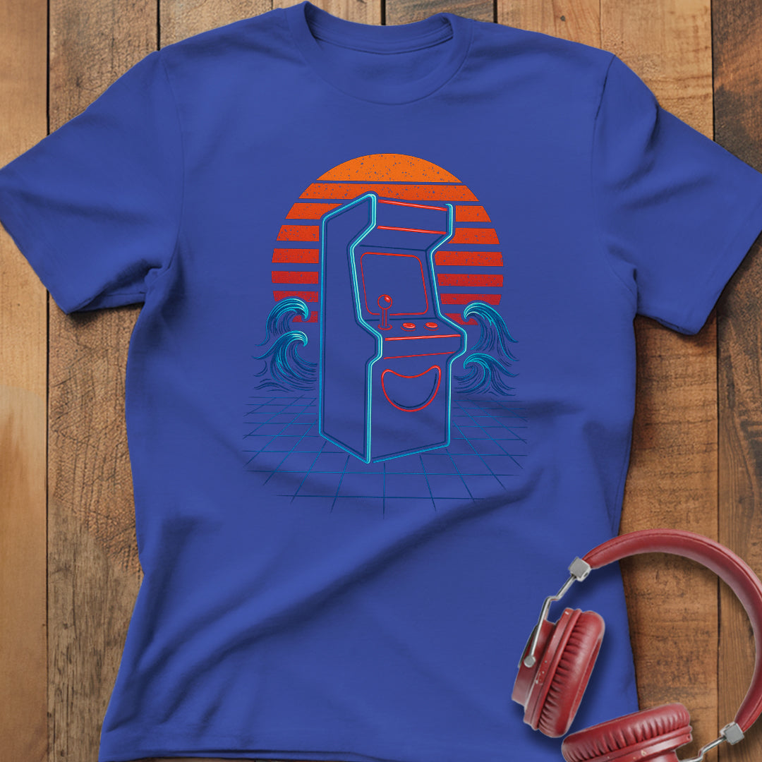 Vintage Sunset Arcade T-Shirt