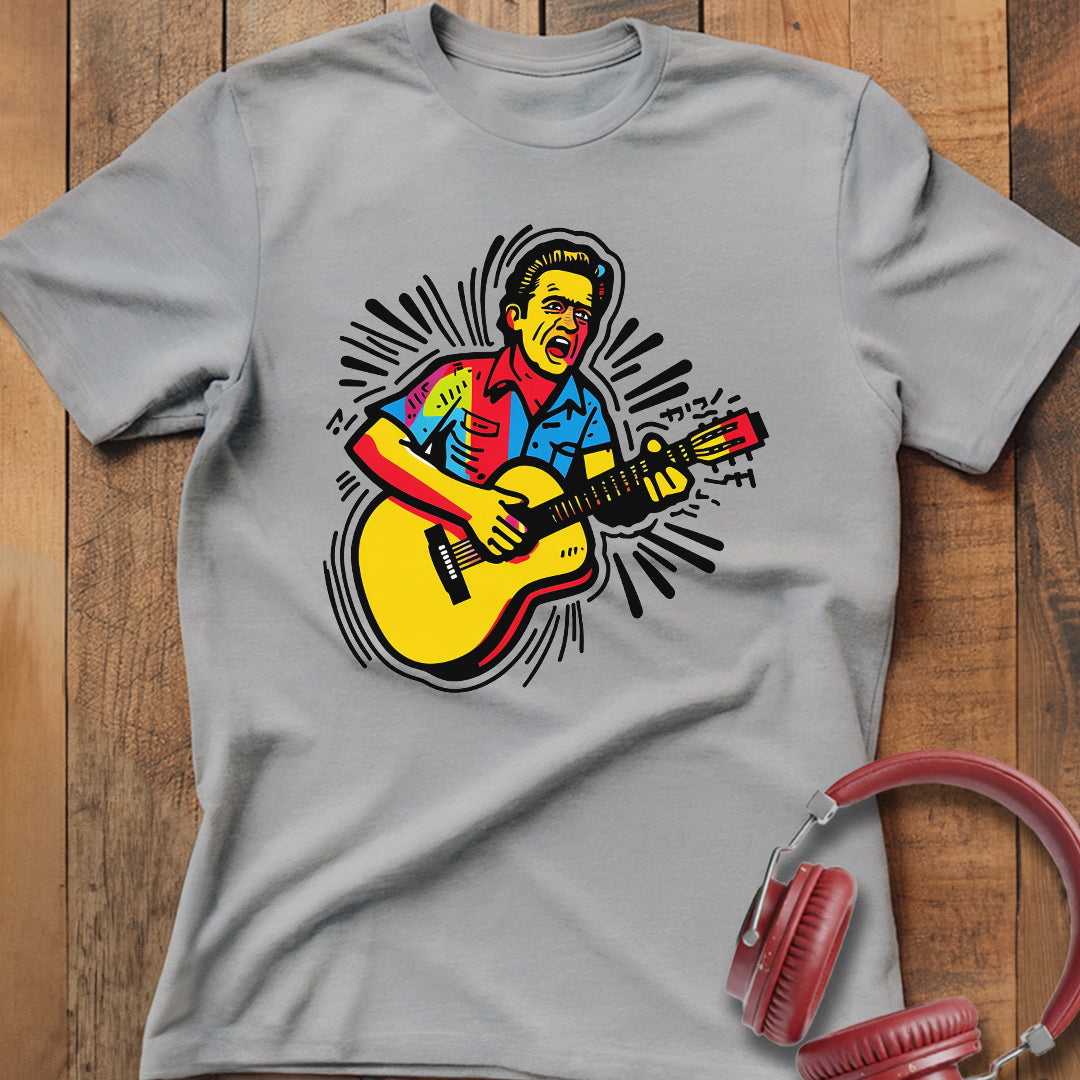 Man In Black T-Shirt