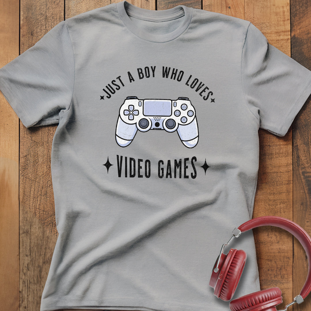 Boy Who Loves Video Games T-Shirt
