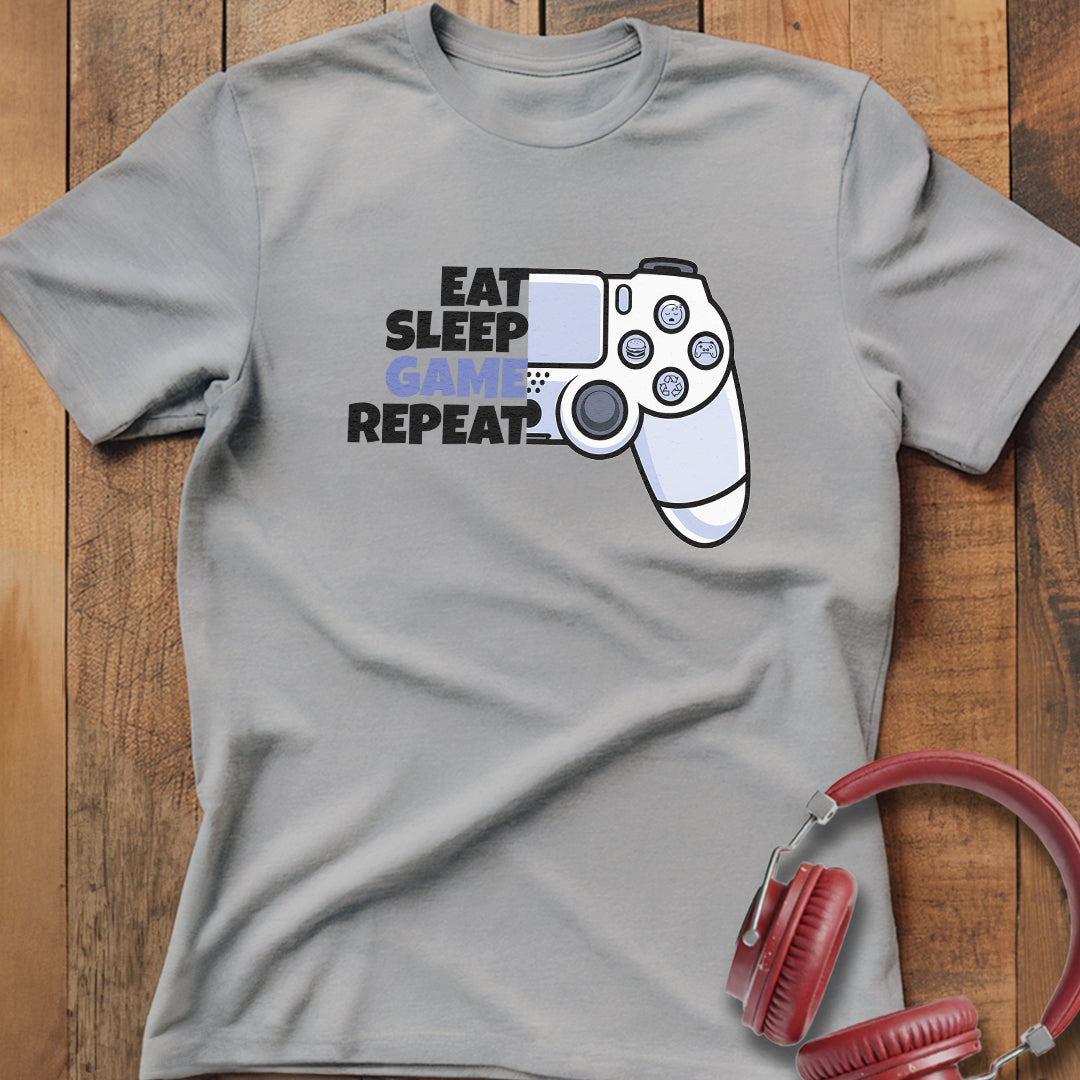 Eat Sleep Game Repeat T-Shirt