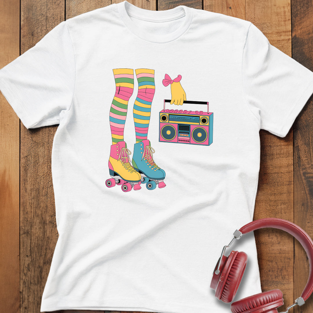 Rollerskate Boombox T-Shirt