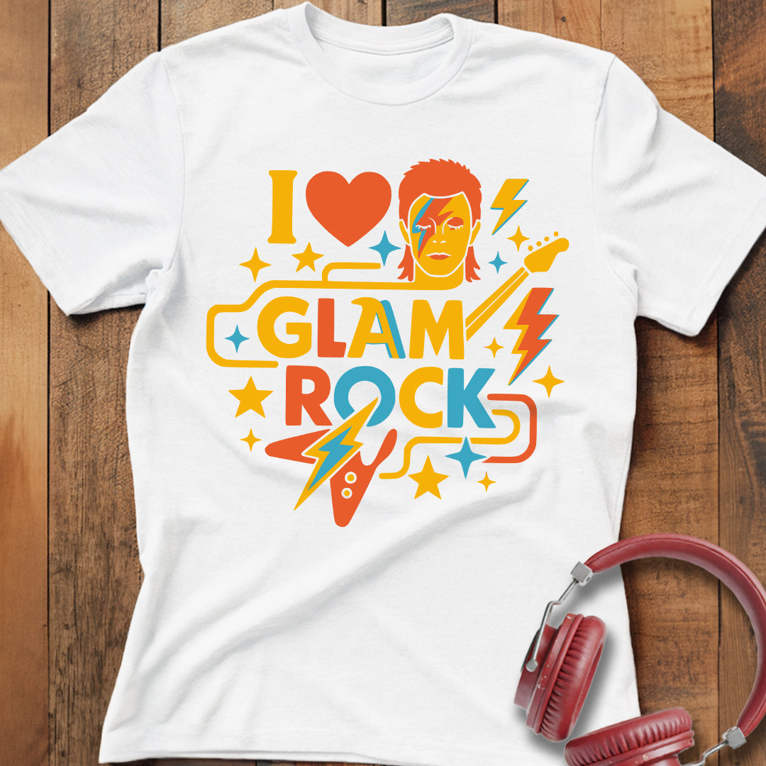 I 🧡 Glam Rock T-Shirt