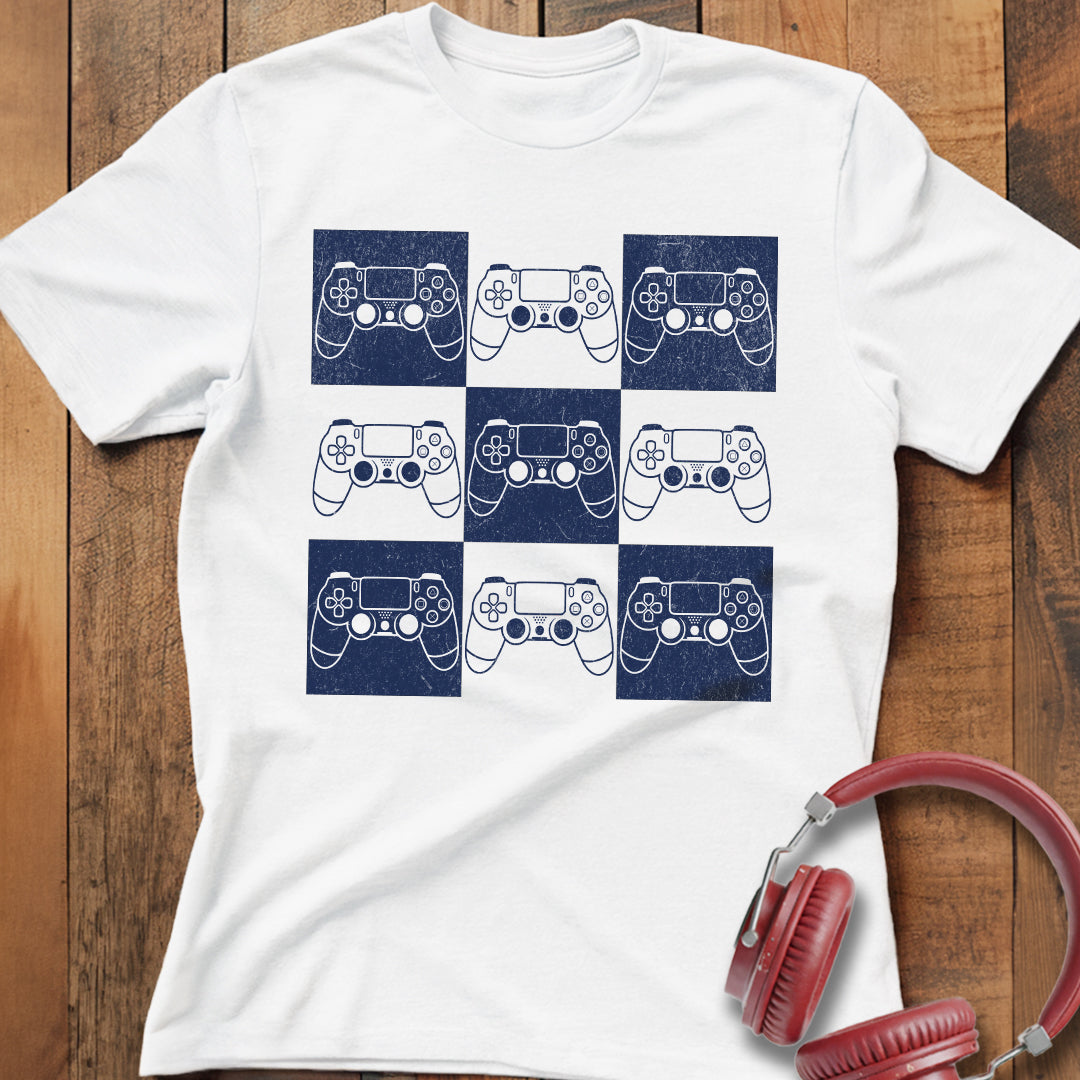Gamer Controller Grid T-Shirt