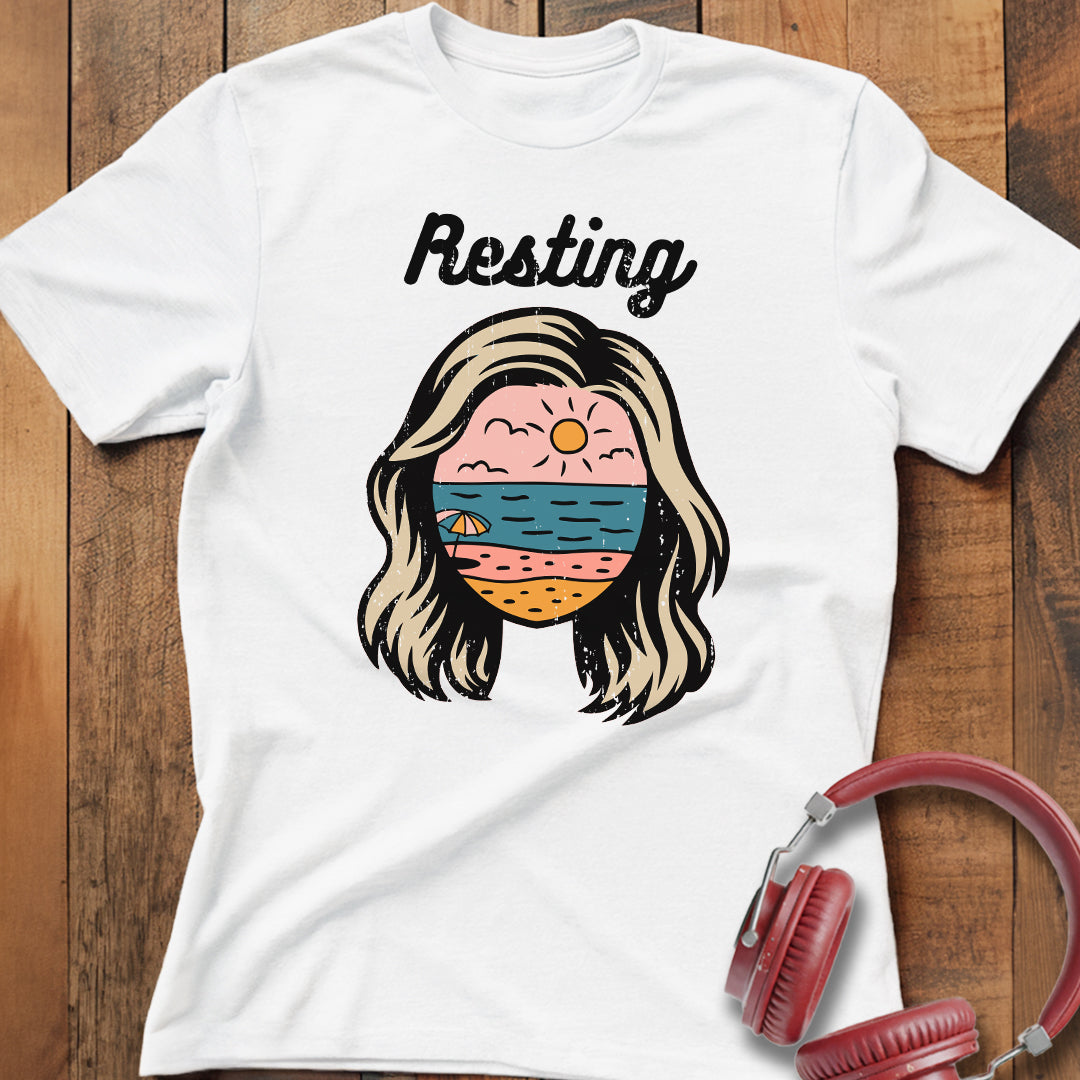 Resting Beach Face T-Shirt