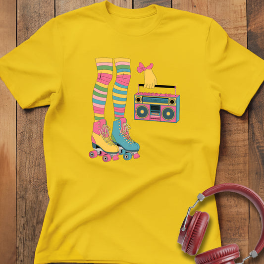Rollerskate Boombox T-Shirt