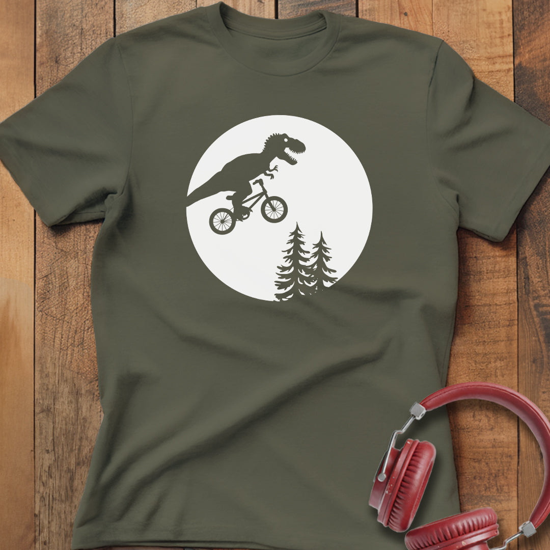 Biking T-Rex T-Shirt