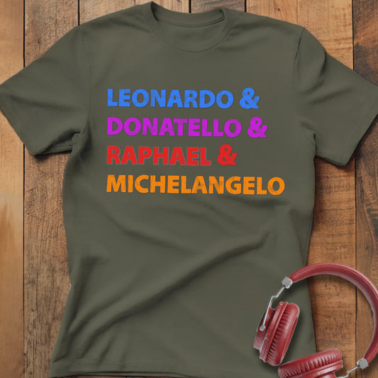 Leo & Don & Raph & Mike T-Shirt