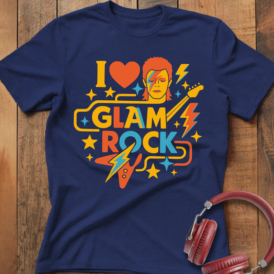 I 🧡 Glam Rock T-Shirt
