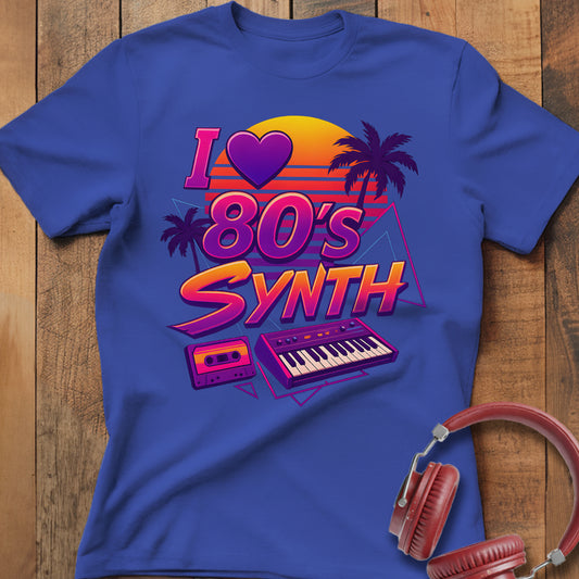 I 💜 80's Synth T-Shirt