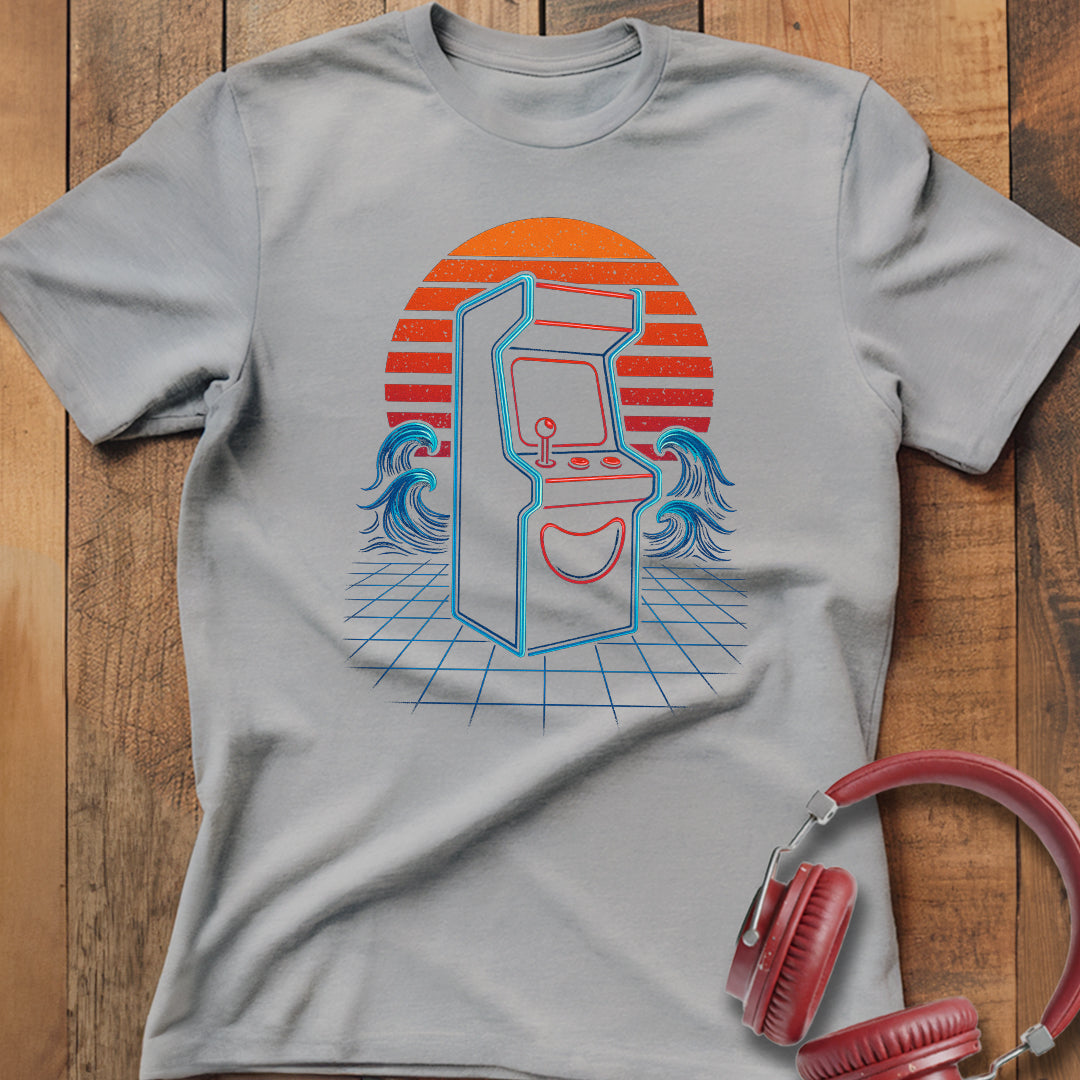 Vintage Sunset Arcade T-Shirt